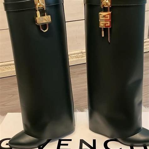 olive green givenchy boots